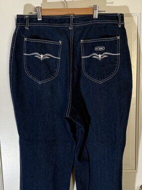 Vintage 80s 90s Gitano High Waisted Mom Jeans Dark Wash Denim Size 34